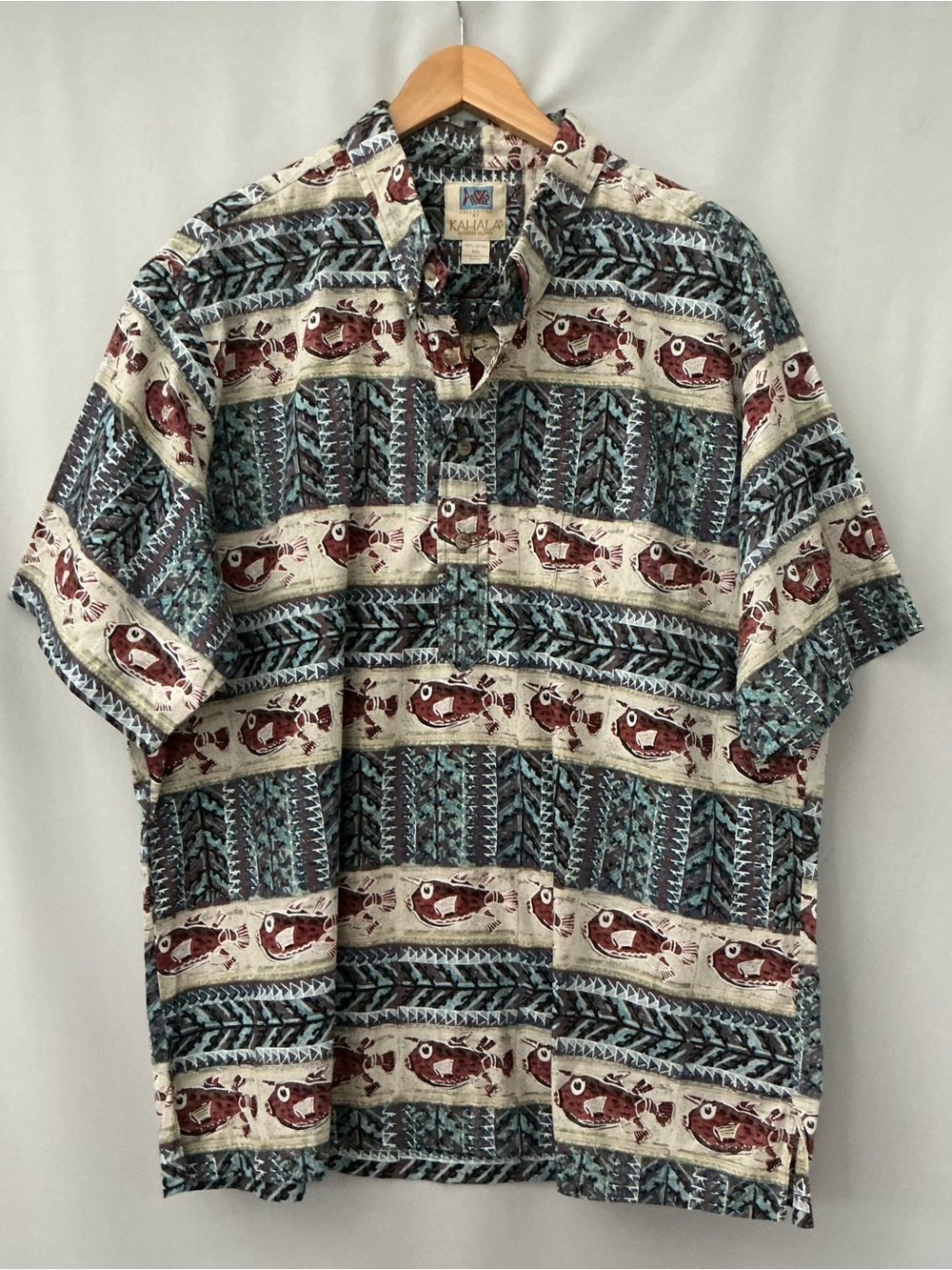 Kahala Hawaiian Shirt Size XXL